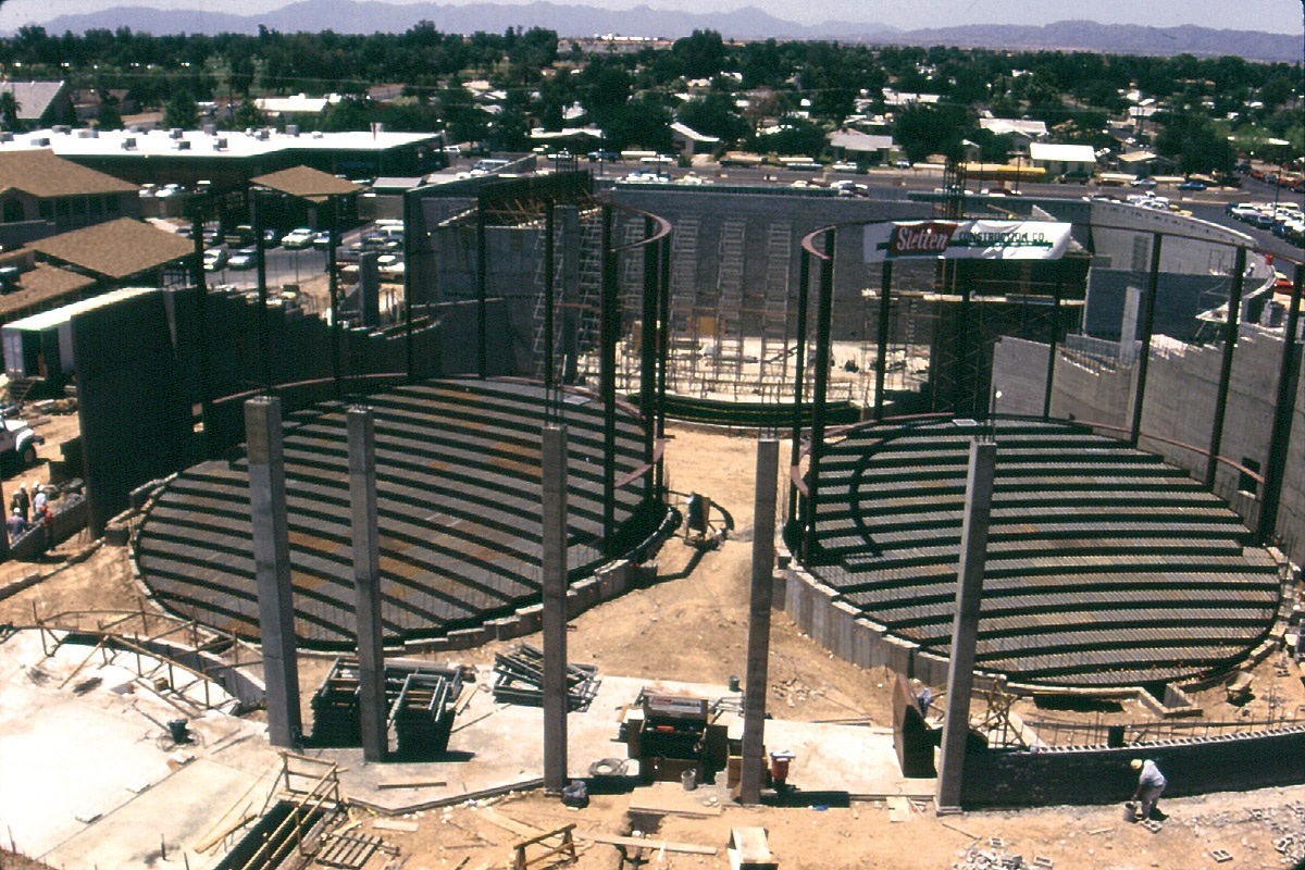 Construction of Chandler Center for the Arts 