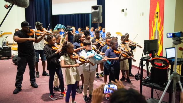 Theatre Kids presents a virtual field trip experience with Black Violin