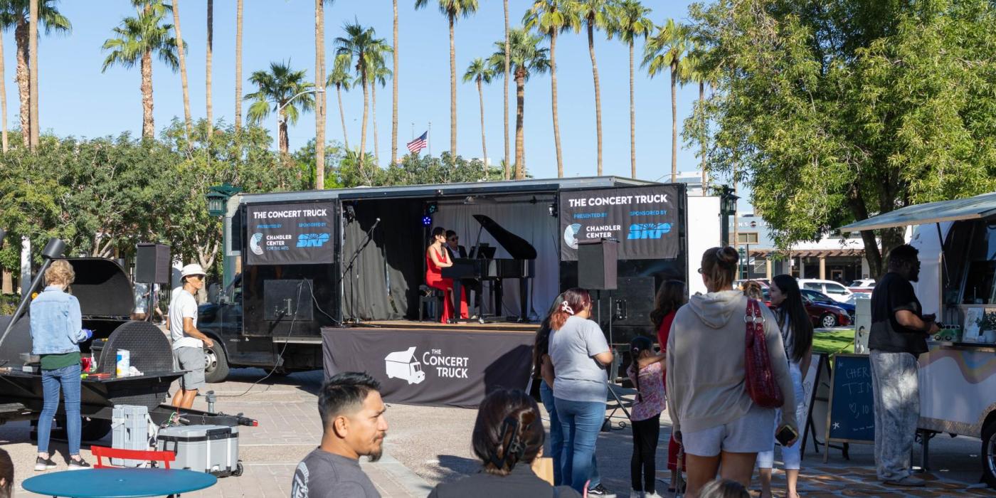 Concert Truck at Farmers Market
