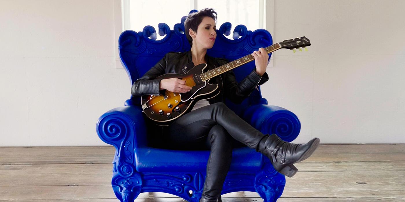 Austin musician Gina Chavez performs in the CCA Anywhere Series