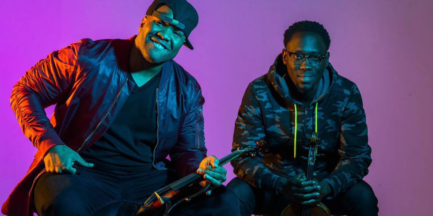 Black Violin performs for students at Chandler Center for the Arts