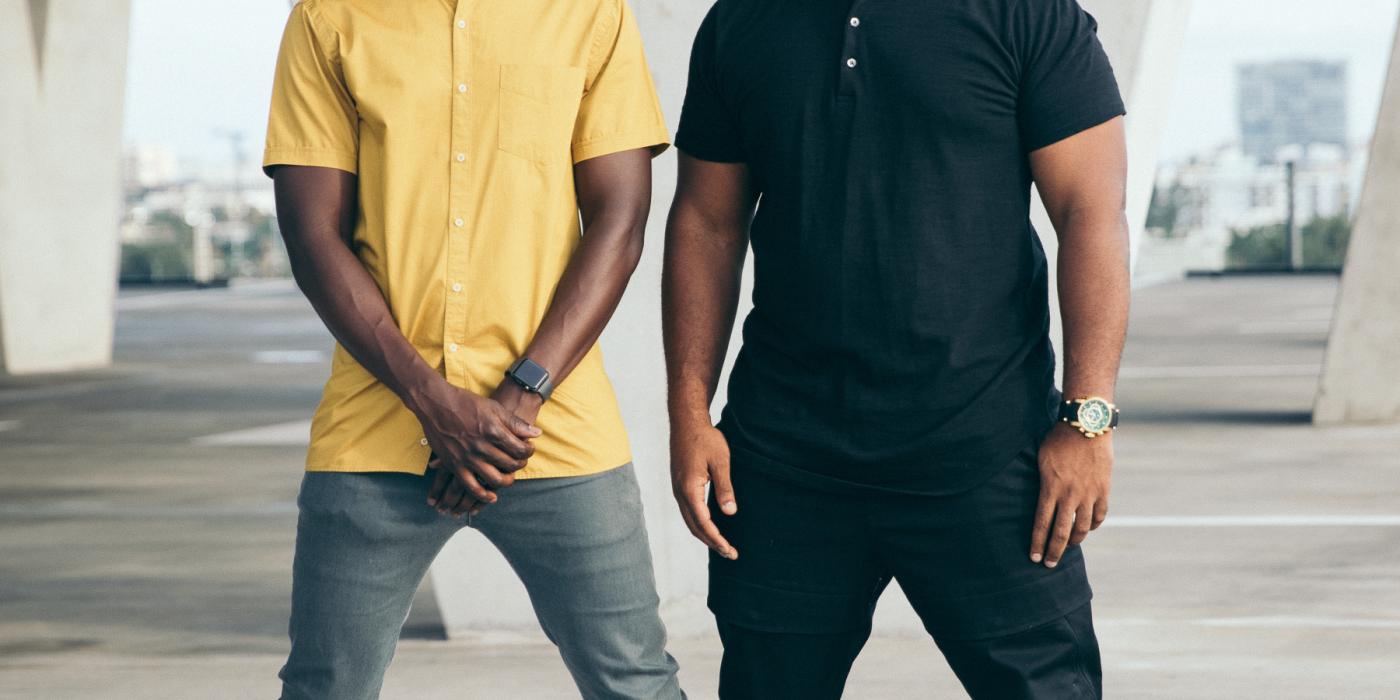 Members of Black Violin posing