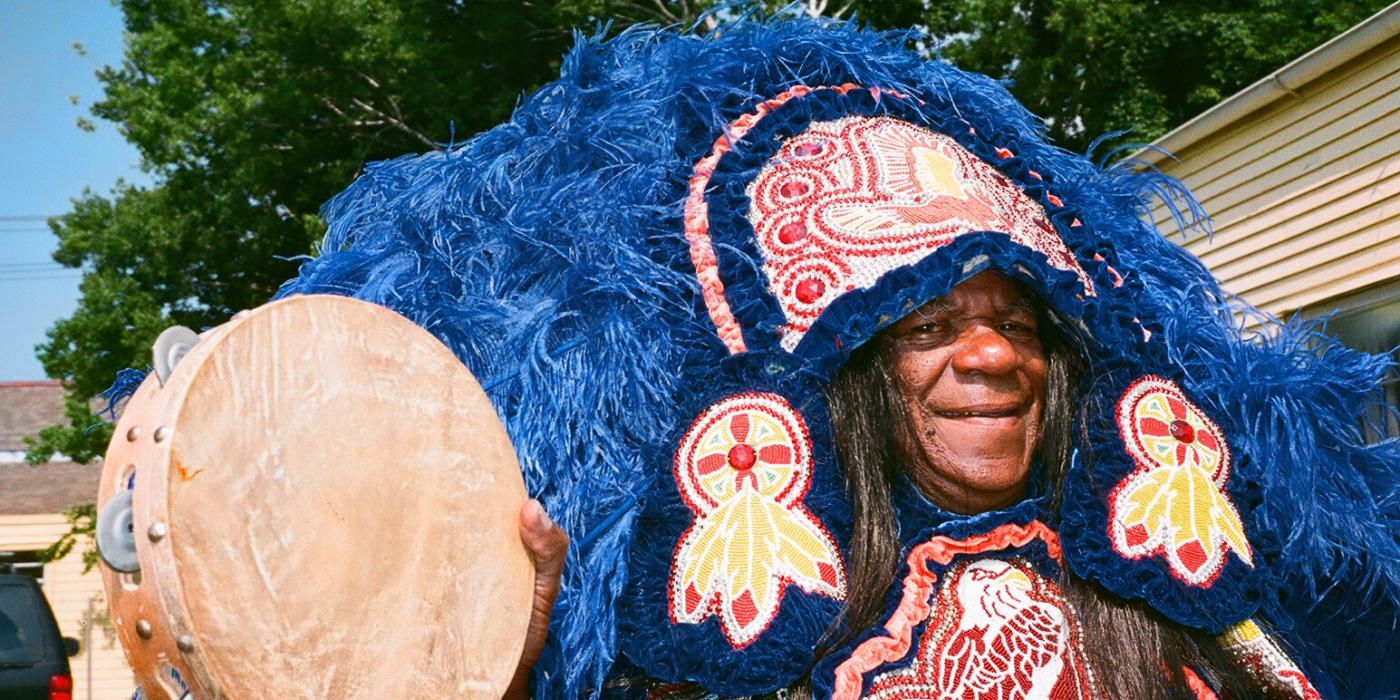 Big Chief Monk Boudreaux of the Golden Eagles in Take Me To The River - New Orleans LIVE!