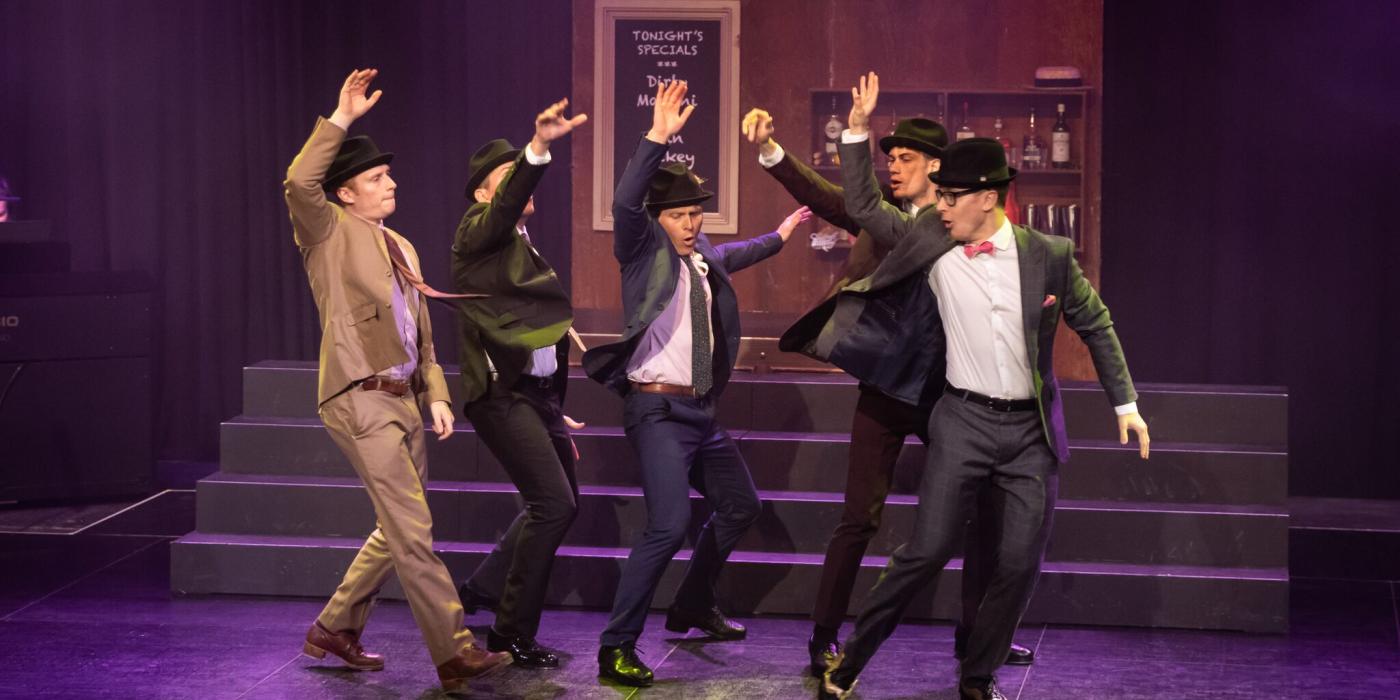 The Tap Pack is a modern twist on the Rat Pack with tap, song and comedy