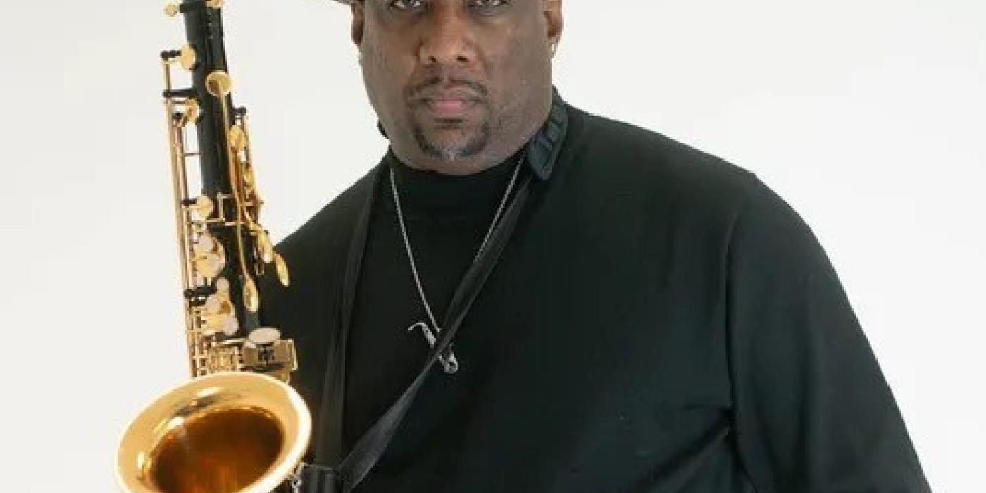 Saxophonist Tony Exum Jr. 