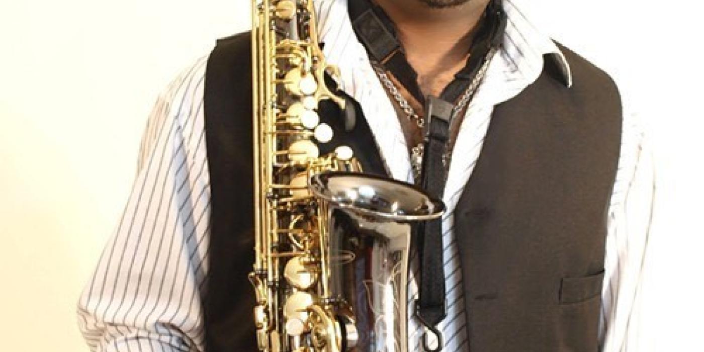 Saxophonist Tony Exum Jr. 