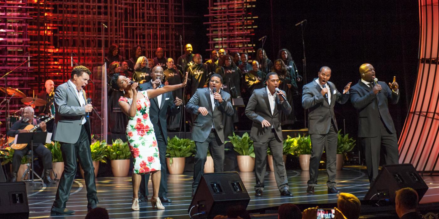 Superstars Take 6, saxophonist Kirk Whalum, Nnenna Freelon and Clint Holmes