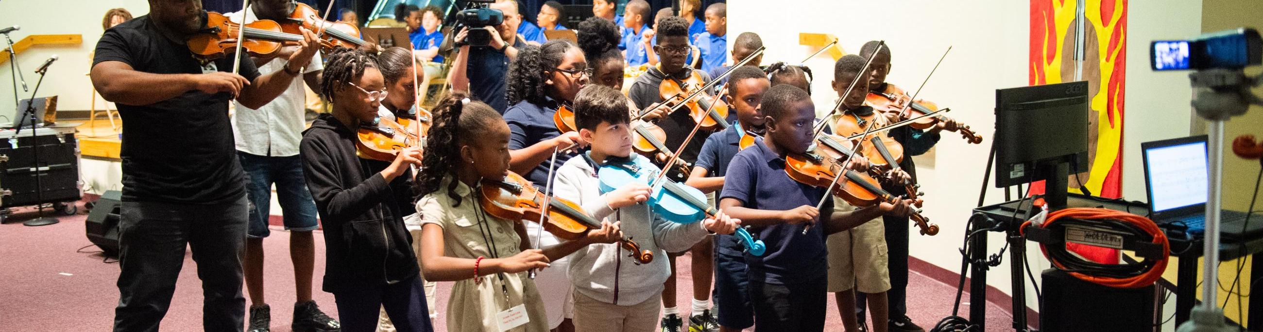 Theatre Kids presents a virtual field trip experience with Black Violin