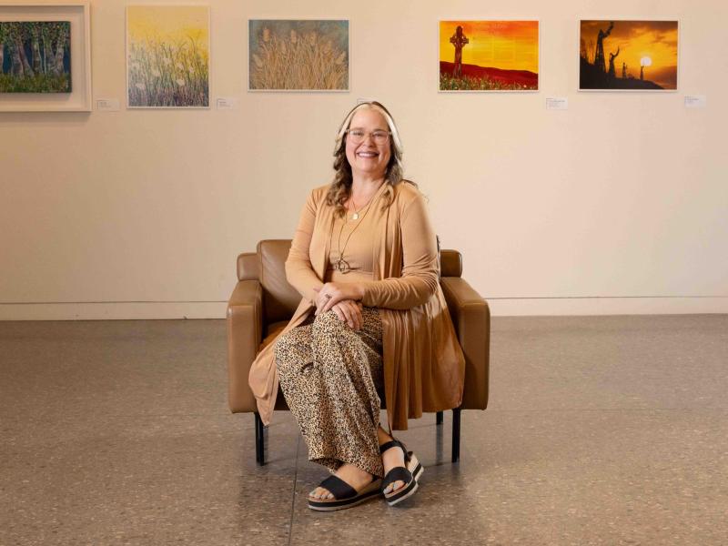 Michelle Mac Lennan Headshot in Gallery