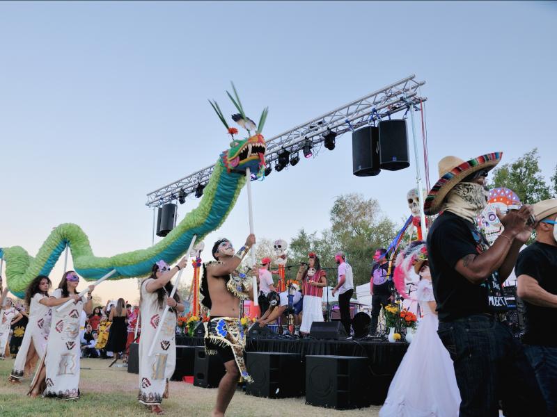 Quetzalcoatl puppet