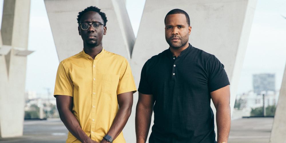 Members of Black Violin posing