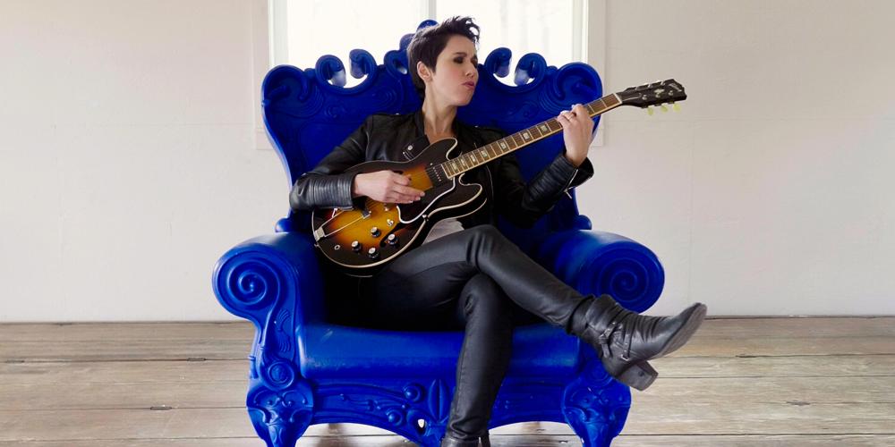 Austin musician Gina Chavez performs in the CCA Anywhere Series