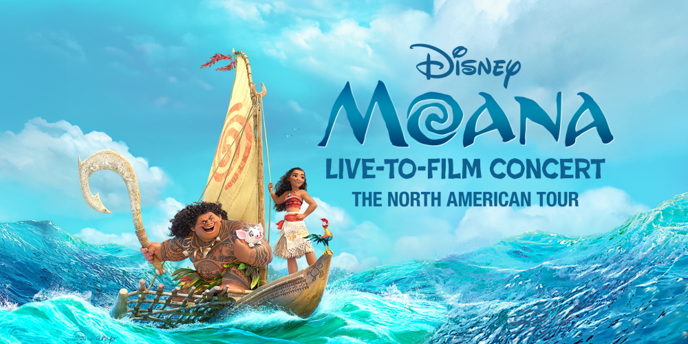 Moana and Maui on a sailboat