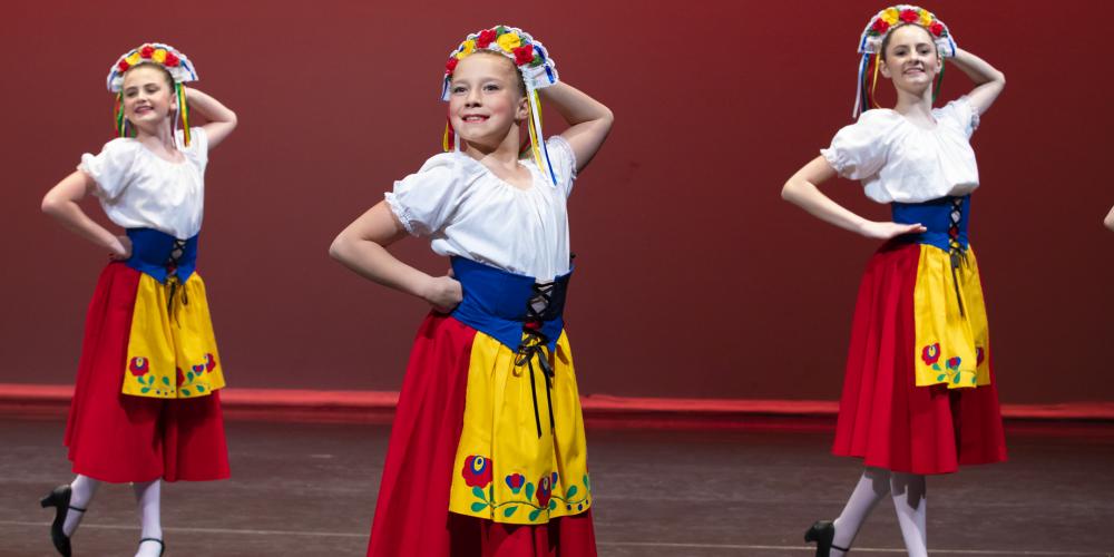 Students from the Ballet Etudes School of Dance Showcase