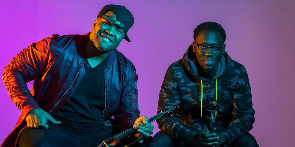 Black Violin performs for students at Chandler Center for the Arts