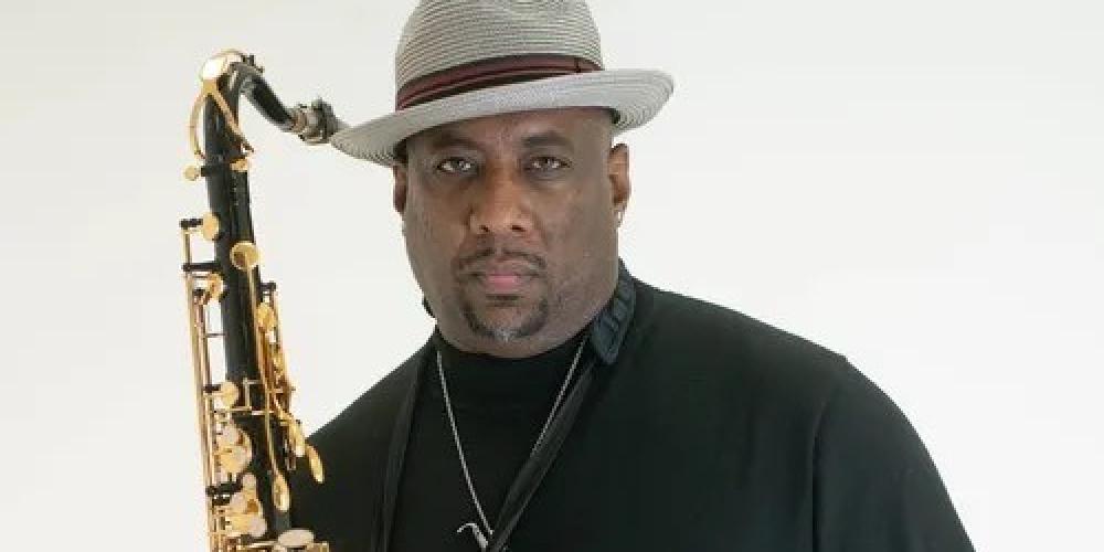 Saxophonist Tony Exum Jr. 