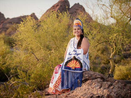 Miss Indian Arizona Scholarship Program at Chandler Center for the Arts 2021-2022 Miss Indian Arizona Alyse Marrietta