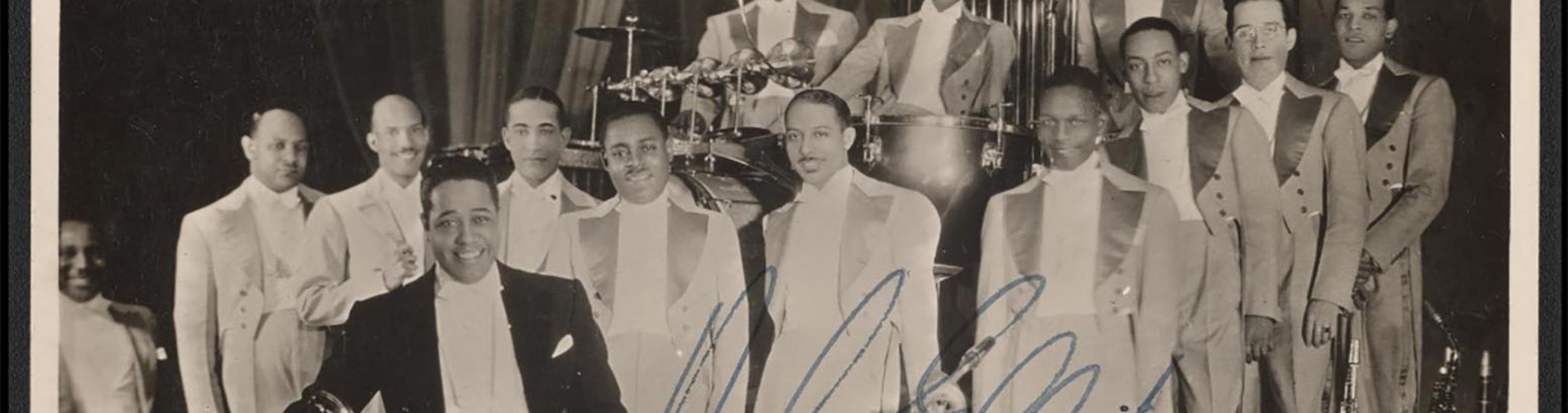 Duke Ellington and his Orchestra in 1935, Collection of the Smithsonian National Museum of African American History and Culture, 2015.97.38.5