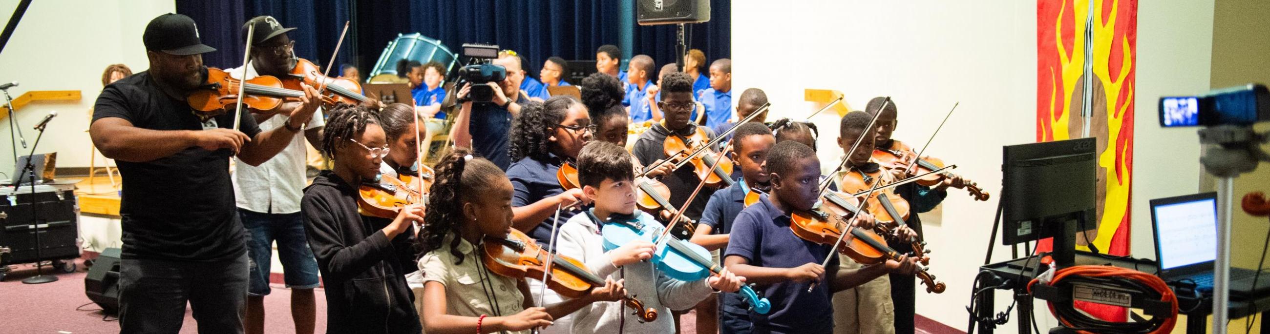 Theatre Kids presents a virtual field trip experience with Black Violin