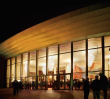 CCA Exterior at night