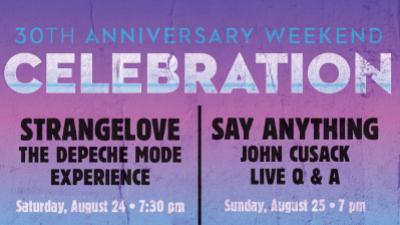 Anniversary Weekend with Strangelove and John Cusack