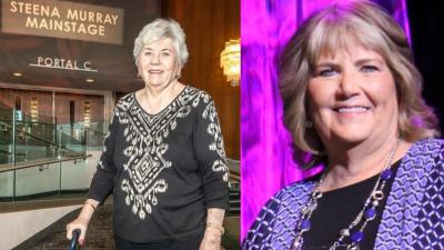 Side by side photos of Steena Murray and Linda Yarbrough, Chandler Cultural Foundations co-selectees as Board Members Emeriti