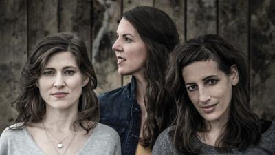 Members of The Wailin' Jennys musical group - Nicky Mehta, Ruth Moody, and 
