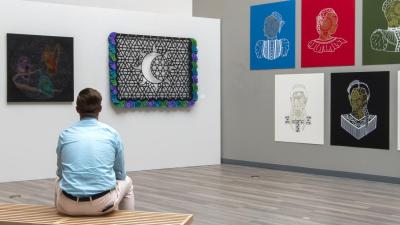 Art in gallery
